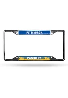 Pitt Panthers Team Color Chrome License Frame