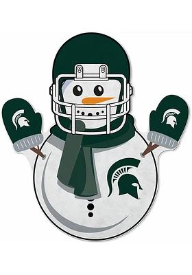 Michigan State Spartans Snowman Pennant - Green