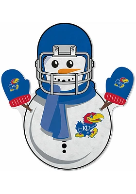 Kansas Jayhawks Snowman Pennant - Red