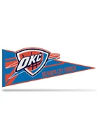 Oklahoma City Thunder NBA Logo Pennant Pennant - Blue