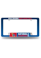 Kansas Jayhawks 2022 National Champs All Over License Plate Frame - Blue