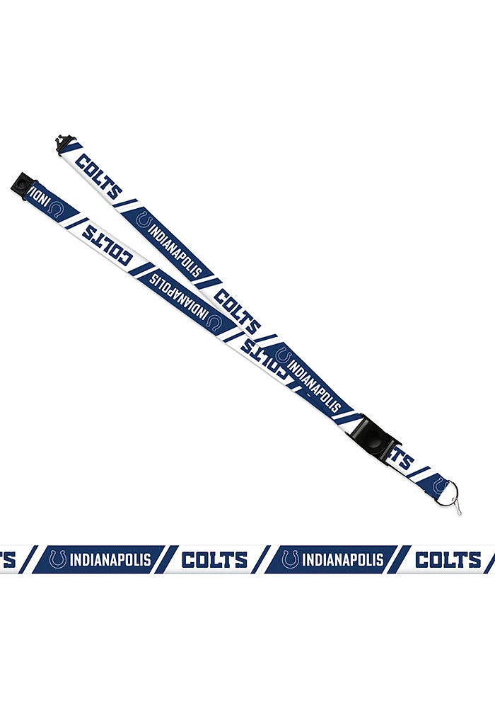 Indianapolis Colts Team Logo Lanyard - Blue