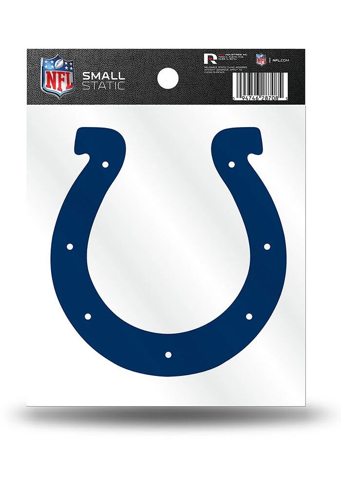 Indianapolis Colts Small Auto Static Cling Decal - Blue