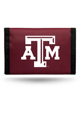 Texas A&M Aggies Nylon Mens Trifold Wallet