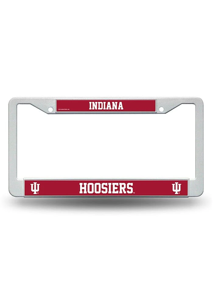 Indiana Hoosiers Plastic License Plate Frame - Red