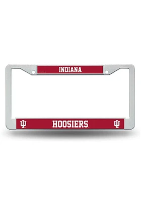 Indiana Hoosiers Plastic License Plate Frame - Red