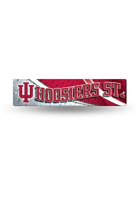 Indiana Hoosiers Plastic Sign