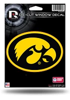 Iowa Hawkeyes Die Cut Auto Decal - Yellow