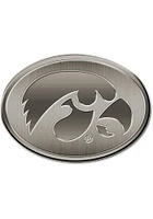 Iowa Hawkeyes Metal Car Emblem - Black