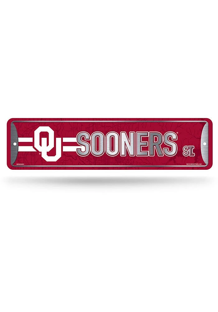 Oklahoma Sooners Metal Sign