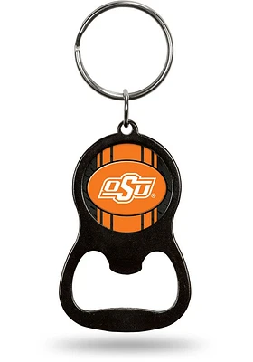 Oklahoma State Cowboys Bottle Opener Keychain - Orange