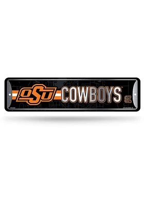 Oklahoma State Cowboys Metal Street Sign