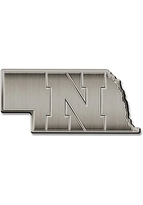 Nebraska Cornhuskers Antique Car Emblem - Red