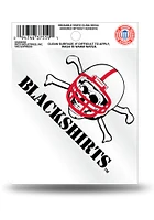 Nebraska Cornhuskers Blackshirt Auto Static Cling Decal - Red