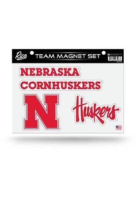 Nebraska Cornhuskers 3 Piece Magnet