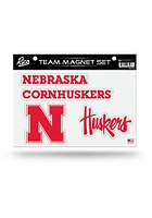 Nebraska Cornhuskers 3 Piece Magnet