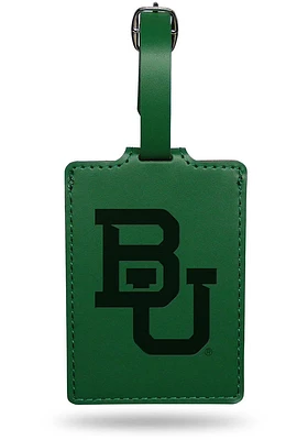 Baylor Bears Green Laser Engraved Luggage Tag
