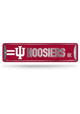 Indiana Hoosiers Metal Sign