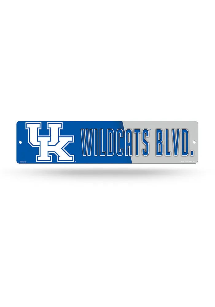 Kentucky Wildcats Plastic 4x16 Sign