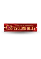 Iowa State Cyclones Plastic 4x16 Sign - Cardinal
