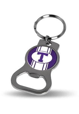 Tarleton State Texans Bottle Opener Keychain - Purple