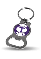 Tarleton State Texans Bottle Opener Keychain - Purple