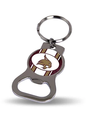 Texas State Bobcats Bottle Opener Keychain