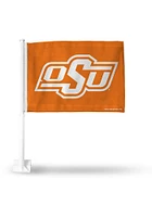 Oklahoma State Cowboys Black Pole Car Flag - Blue