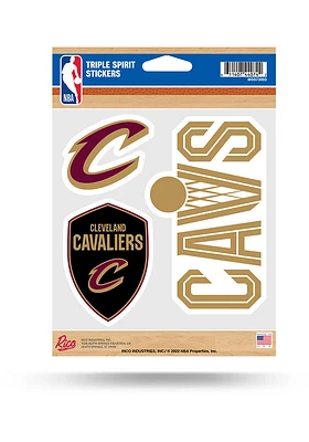 Cleveland Cavaliers 3PK Auto Decal