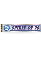 Philadelphia 76ers 3x17 Tailgate Auto Decal - Blue