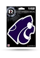 K-State Wildcats Medium Die Cut Auto Decal - Purple