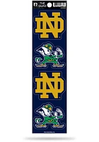 Notre Dame Fighting Irish Quad Auto Decal - Blue
