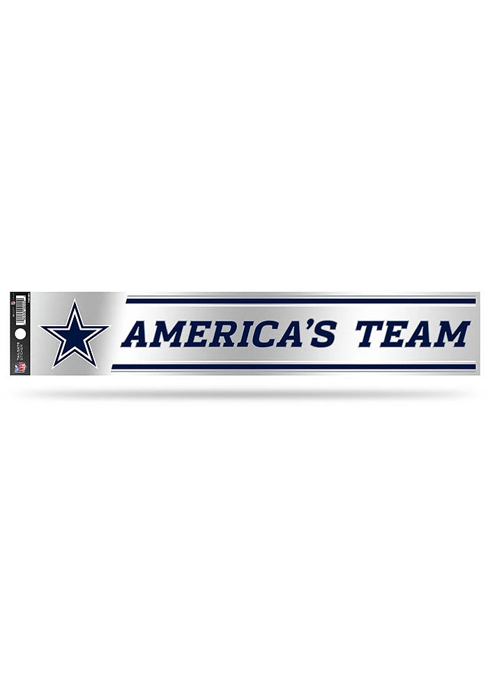 Dallas Cowboys 3x17 Tailgate Auto Decal - Blue