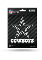 Dallas Cowboys Carbon Die Cut Auto Decal - White