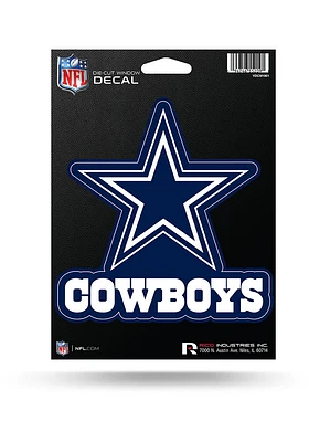 Dallas Cowboys Medium Die Cut Auto Decal - Blue