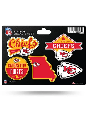 Kansas City Chiefs 5pc Stickers