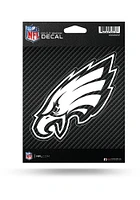 Philadelphia Eagles Carbon Die Cut Auto Decal - White