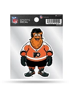 Philadelphia Flyers 4x4 Gritty Auto Decal - Black