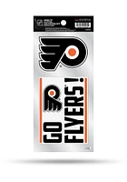 Philadelphia Flyers Double Up Auto Decal - Black