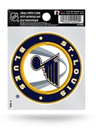 St Louis Blues Jersey Logo Auto Static Cling Decal - Blue