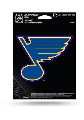 St Louis Blues Medium Die Cut Auto Decal - Blue
