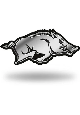 Arkansas Razorbacks Plastic Molded Car Emblem - Cardinal
