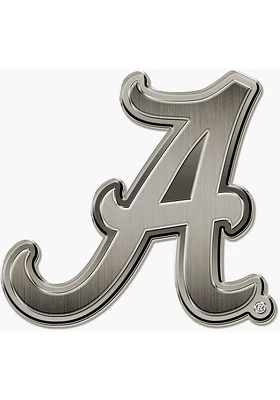 Alabama Crimson Tide Metal Car Emblem - Crimson