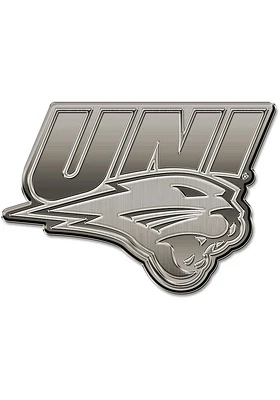 Northern Iowa Panthers Metal Car Emblem - Purple