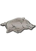 Arkansas Razorbacks Metal Car Emblem - Cardinal