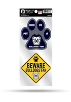 Butler Bulldogs 2pc Pet Themed Auto Decal - Blue