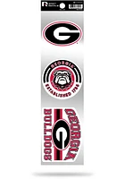 Georgia Bulldogs 3pk Retro Auto Decal - Navy Blue