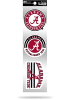 Alabama Crimson Tide 3pk Retro Auto Decal - Crimson