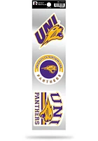 Northern Iowa Panthers 3pk Retro Auto Decal - Purple