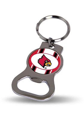 Louisville Cardinals Bottle Opener Keychain - Red